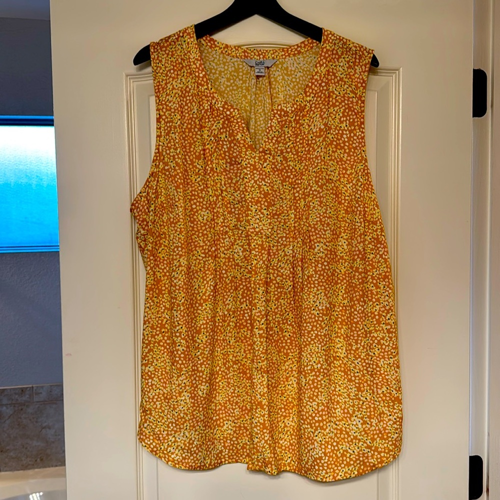 Sleeveless top. NWOT